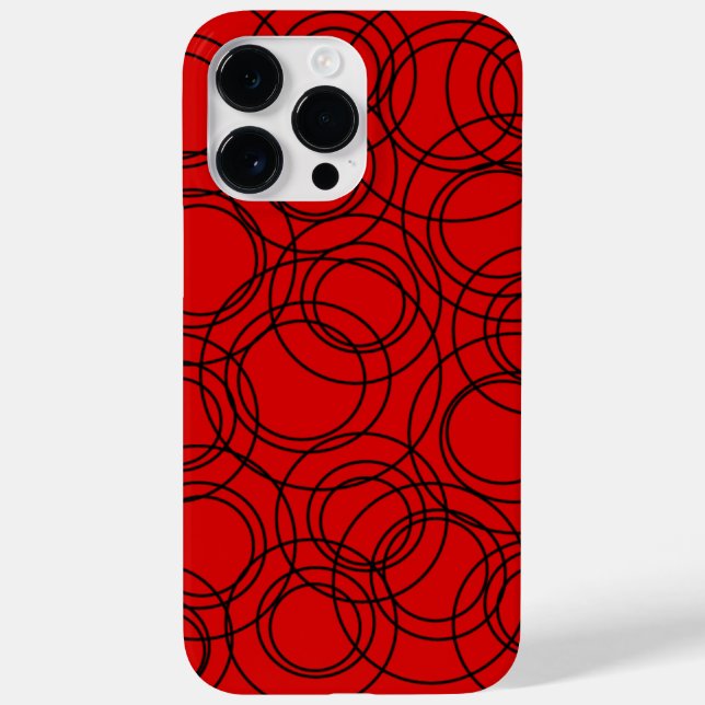 Atomic Circles Case-Mate iPhone Case (Back)