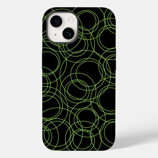 Atomic Circles Case-Mate iPhone Case (Back)
