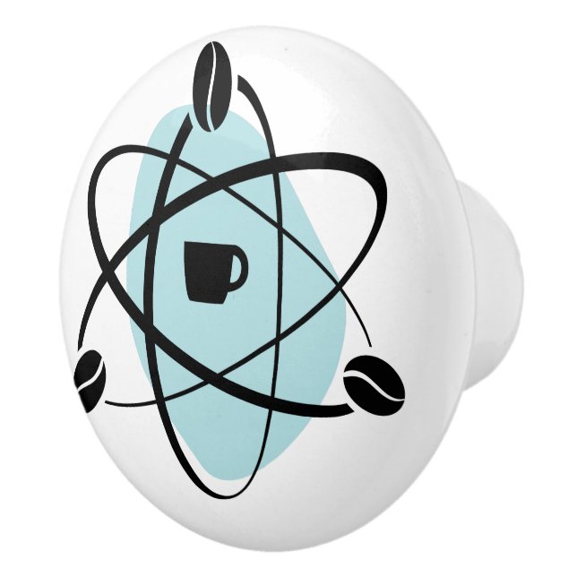 Atomic Coffee Beans in Teal Drawer Pulls (Right)