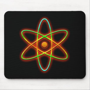 Atomic concept. mouse pad