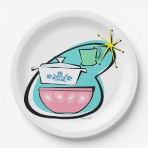 Atomic Cookware Design Paper Plates