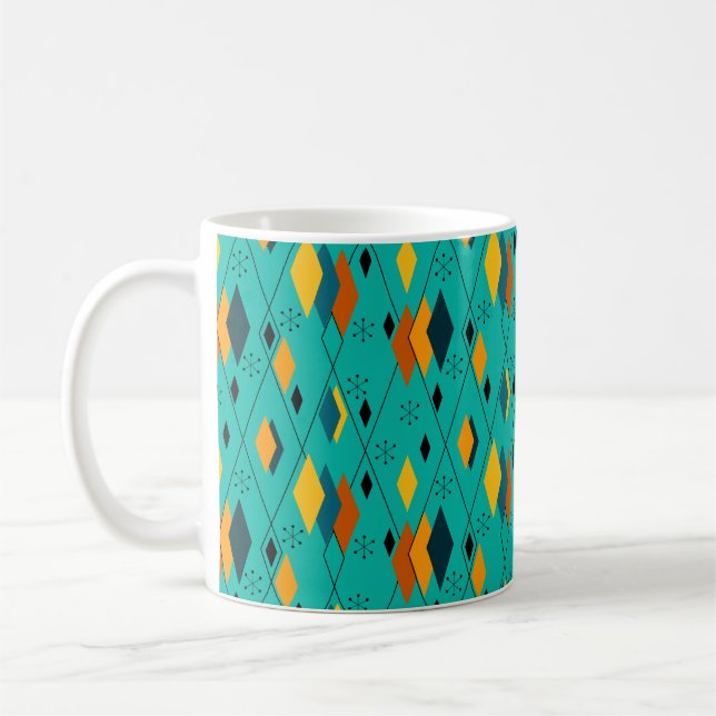 Atomic Diamonds Coffee Mug (Left)