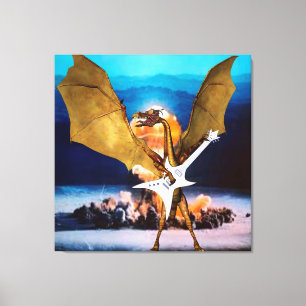 Atomic Dragon Canvas Print