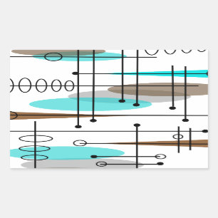 Atomic Era Inspired Mid-Century Design 13 Sticker