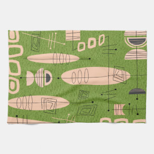Atomic Era Inspired Placemat #1B Kitchen Towel