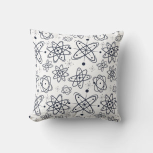 Atomic Era: Mid-Century Modern Patterns Throw Pillow