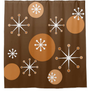 Atomic Era Starbursts Burnt Orange