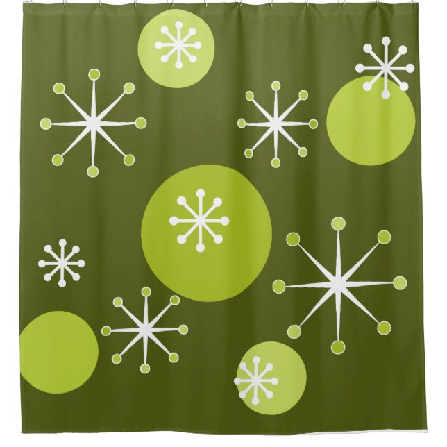 Atomic Era Starbursts Olive Green (Front)