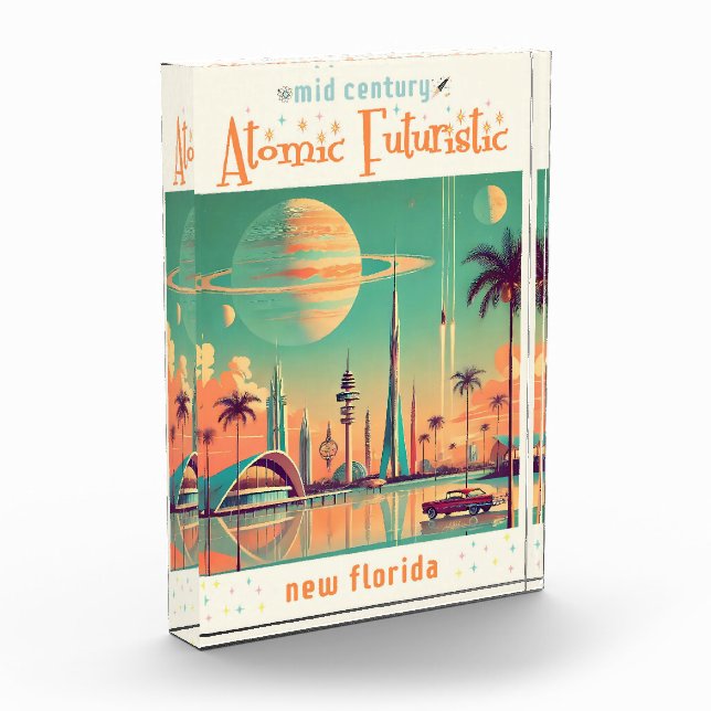 Atomic Futuristic New Florida Photo Block (Left)