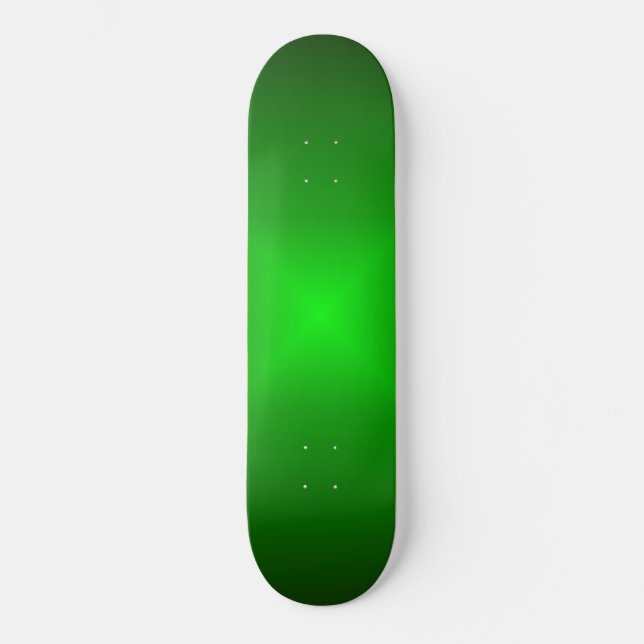 Atomic Green Flash Skateboard Deck (Front)
