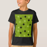 Atomic Green Starbursts Kids T-Shirt