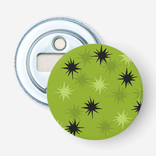 Atomic Green Starbursts Magnetic Bottle Opener