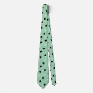 Atomic Jade and Mint Starbursts Tie
