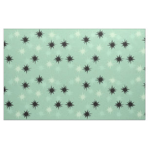 Atomic Jade & Mint Starbursts Cotton Fabric