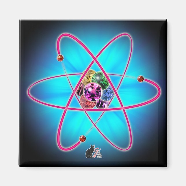 Atomic Jewels Magnet (Front)