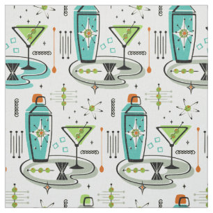 Atomic Martinis ©studioxtine Fabric