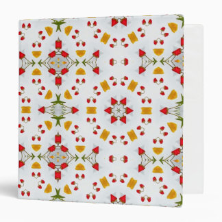 Atomic Mid Century Flower Vintage Binder