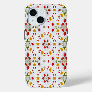Atomic Mid Century Flower Vintage iPhone 15 Case