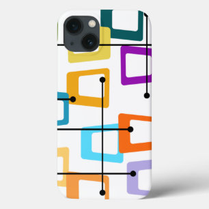 Atomic Mid-Century Modern iPhone 13 Case