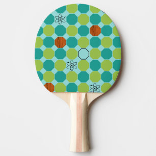 Atomic Octagons Ping Pong Paddle