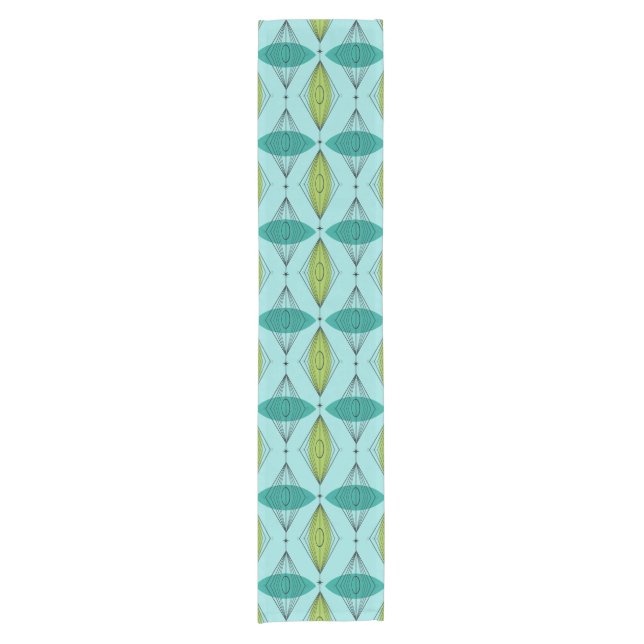 Atomic Ogee and Starbursts Table Runner (Front)