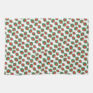 Atomic Olives Mid Century Pattern Kitchen Towel
