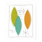 Atomic Ornaments Mid Century Modern Art Poster