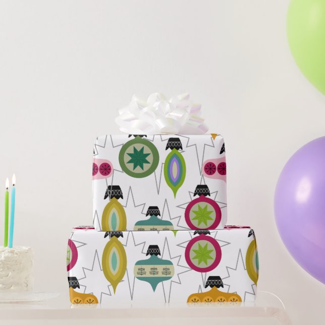 Atomic Ornaments  Wrapping Paper (Party Gifts)
