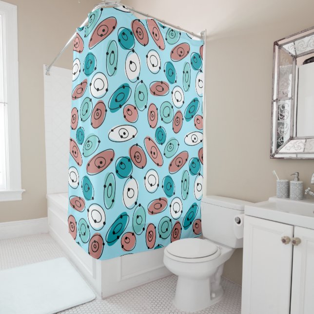 Atomic Ovals Turquoise (In Situ)