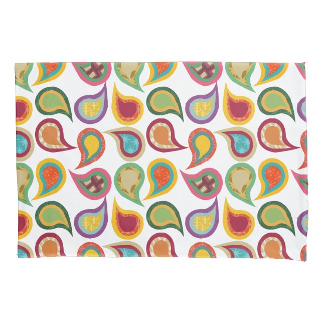 Atomic Paisleys  Pillowcase (Front)