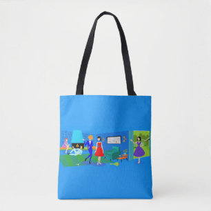 Atomic Palm Springs Cocktail Party Tote Bag