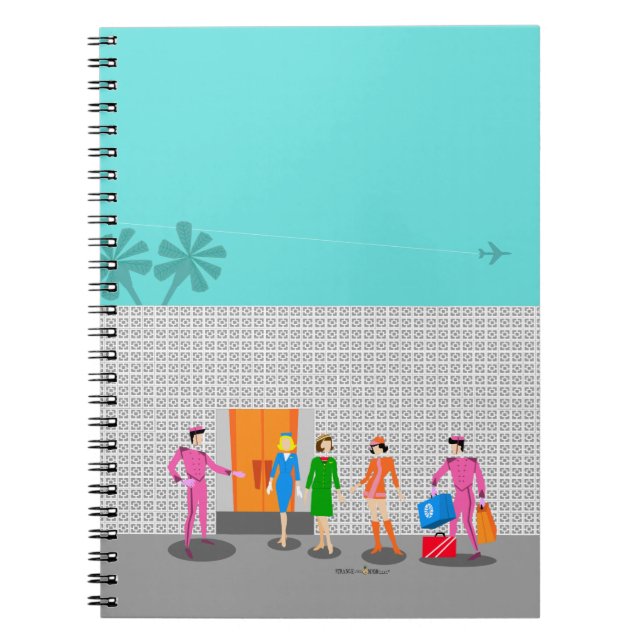 Atomic Palm Springs Spiral Photo Notebook (Front)