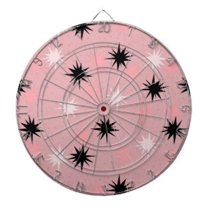 Atomic Pink Starbursts Dartboard