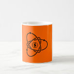 Atomic Power Energy Symbol Science and Tech  Coffee Mug<br><div class="desc">Start your day with a burst of atomic energy with our Atom Energy Icon Mug! This sleek and stylish mug features a captivating graphic of an atom symbol, symbolizing the power and innovation of nuclear energy. Whether you're a science enthusiast, a technology buff, or simply appreciate bold design, this mug...</div>
