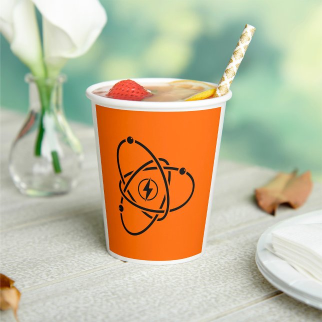Atomic Power Energy Symbol Science and Tech  Paper Cups (Creator Uploaded)