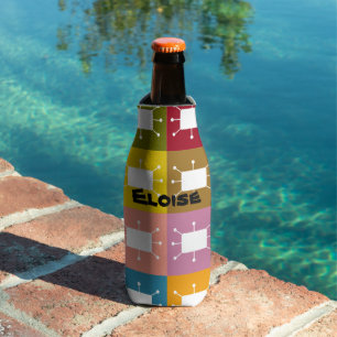 Atomic Rectangles Bottle Cooler