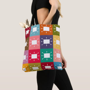 Atomic Rectangles Tote Bag