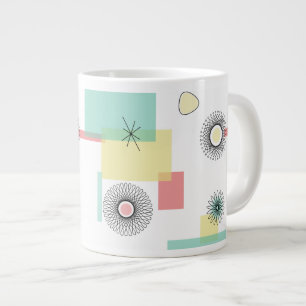 Atomic Retro Geo Large Coffee Mug