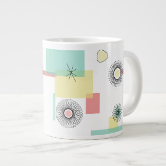 Atomic Retro Geo Large Coffee Mug