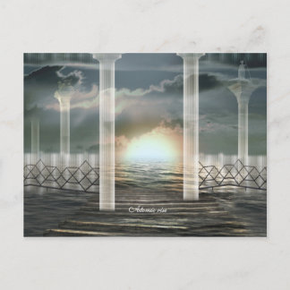 Atomic rise postcard