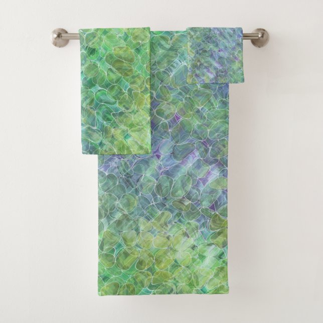 atomic sea glass : bath towel set (Insitu)