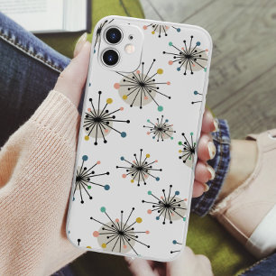 Atomic Starburst Mid Century Modern Retro iPhone 16 Case