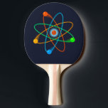 Atomic Structure Science Ping Pong Paddle<br><div class="desc">Cool,  trendy and fun,  pop art ping pong paddle designed as a gift for all scientists,  science teachers,  science students,  in short,  any science geek in your life (and that includes you)! Designed by Science Geekness© at http://www.zazzle.com/sciencegeekness*</div>