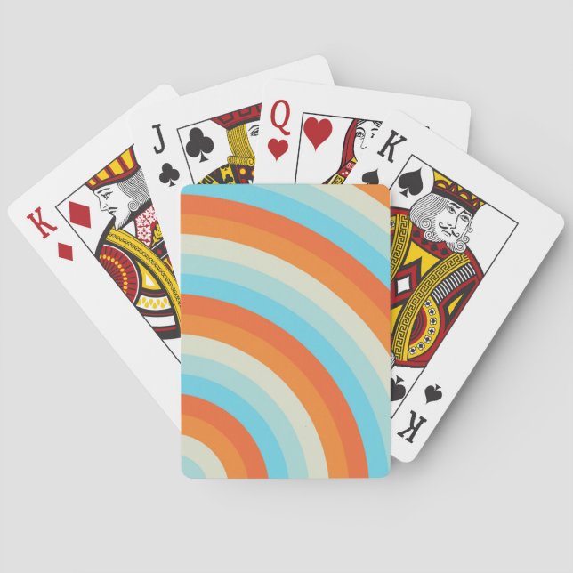 Atomic Sunrise Playing Cards (Back)