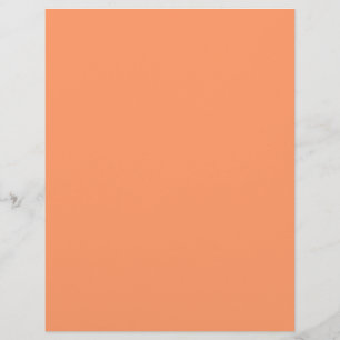 Atomic Tangerine  (solid color)   Flyer
