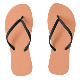 Atomic Tangerine (solid colour) Flip Flops