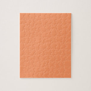 Atomic Tangerine  (solid colour)   Jigsaw Puzzle