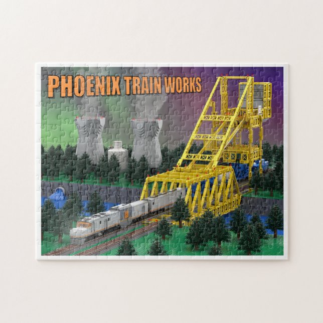 Atomic Train Puzzle (Horizontal)