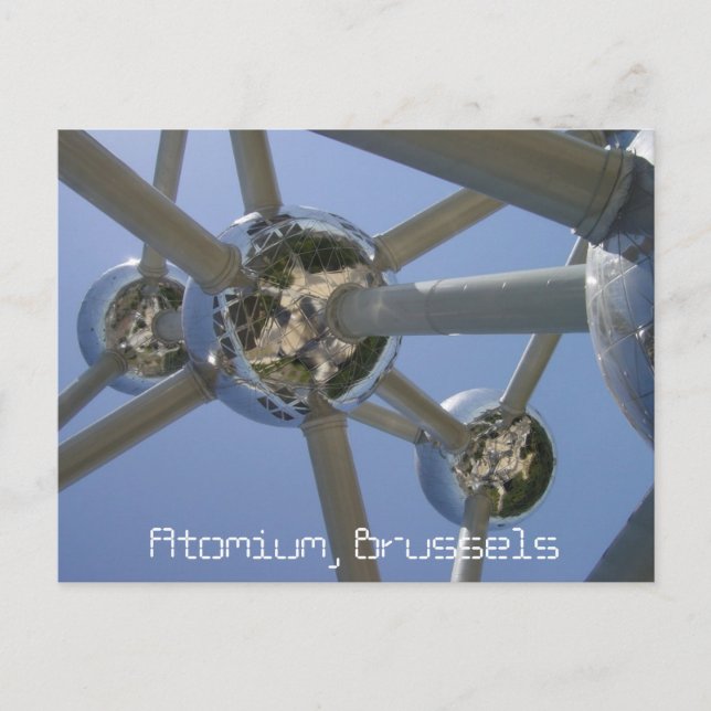 Atomium, Bruxelles, Belgique Carte postale (Devant)