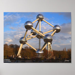 Atomium Poster, 10" x 7.5" Poster